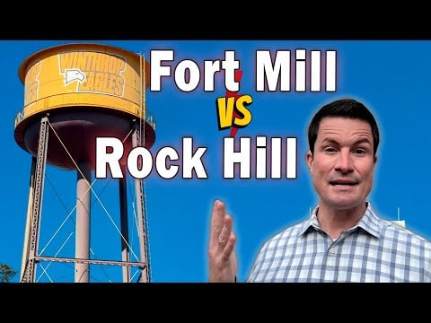 Comparing Fort Mill and Rock Hill South Carolina | Living in Fort Mill Rock Hill SC | Charlotte NC – YT Thumbnail