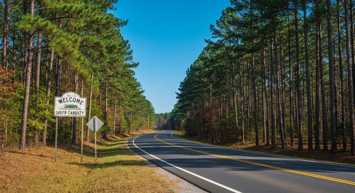 indian-trail-nc-vs-indian-land-sc-tlg Indian Trail NC vs Indian Land SC: state-line border sign