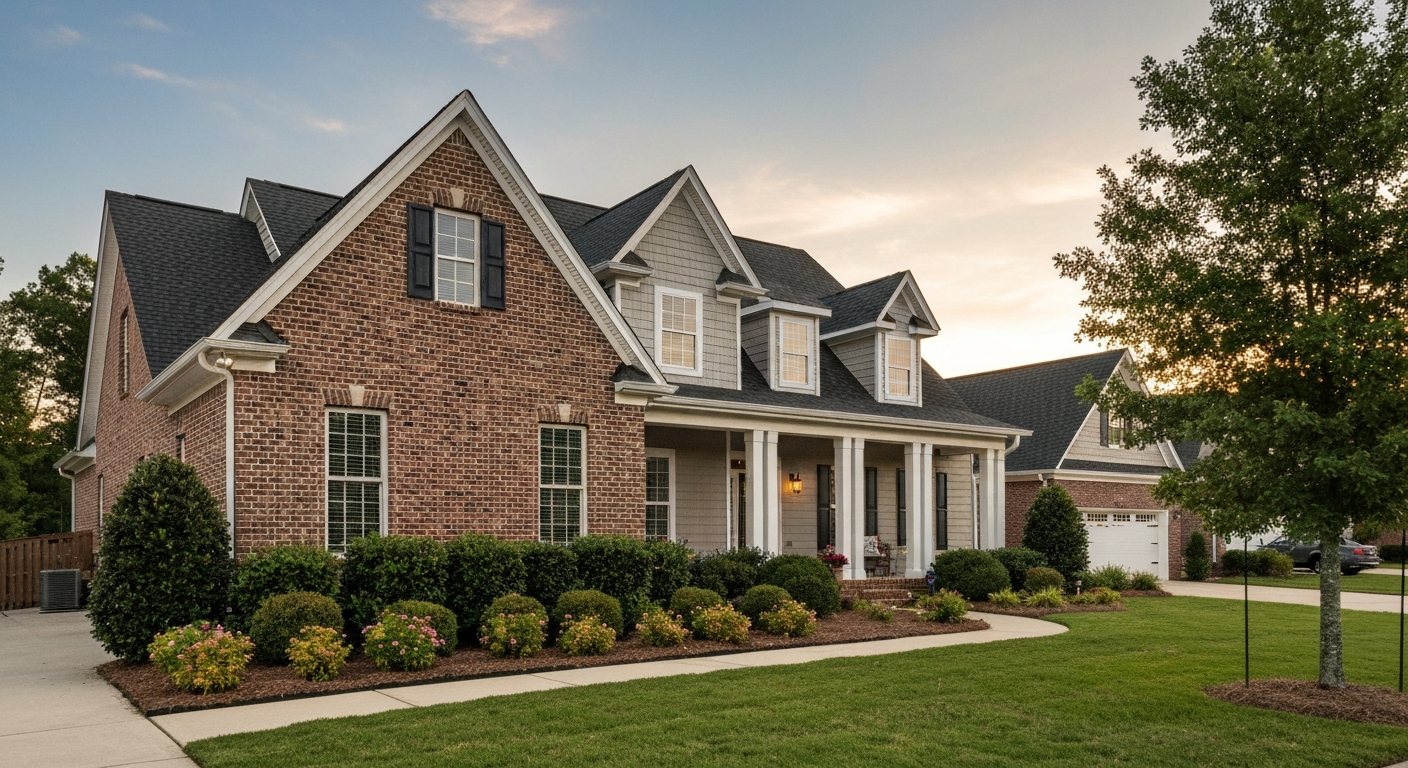waxhaw-nc-home-prices-tlg Waxhaw NC home prices: traditional brick home for sale