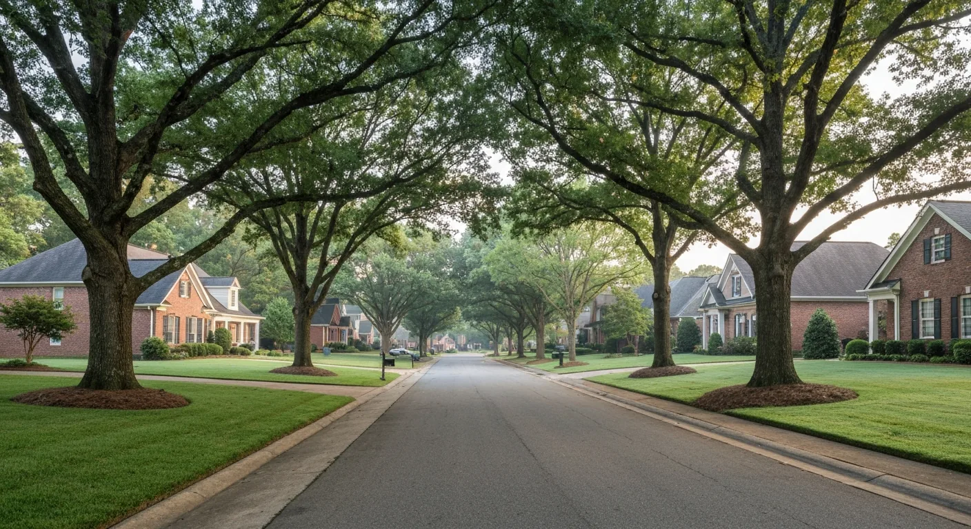 Is mint hill nc a good place to live? What you need to know when relocating 1 Tree-lined residential street with established homes in mint hill nc