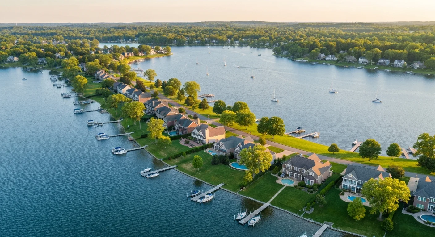 Living in Tega Cay SC peninsula community on Lake Wylie near Charlotte