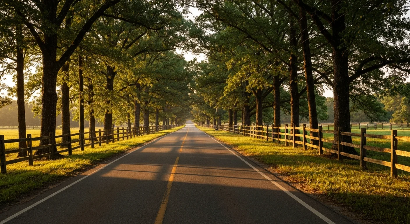 living-in-waxhaw-and-weddington-nc-tlg-webp Living in Waxhaw and Weddington NC: tree-lined Union County country road at golden hour