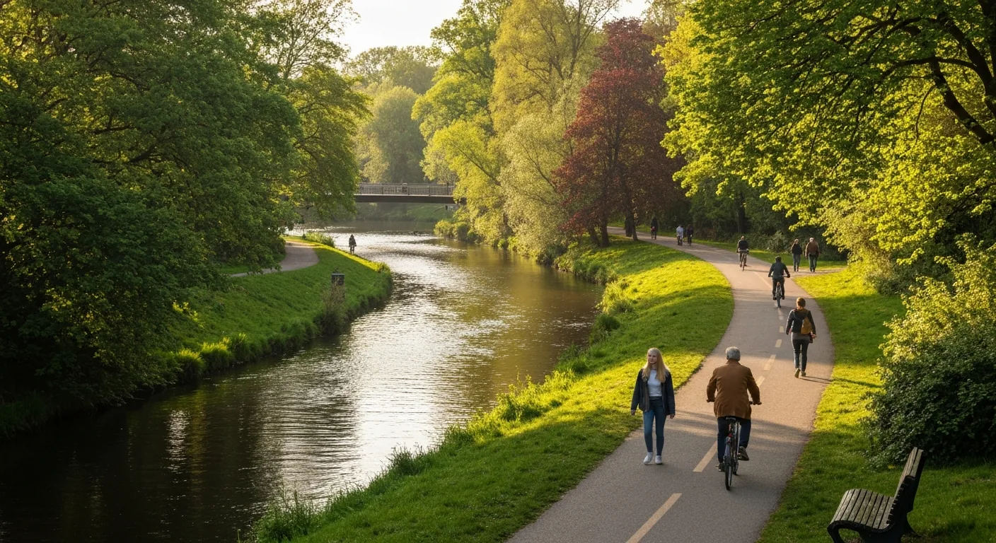 Living in Rock Hill SC, the Catawba River riverwalk and green space near the Charlotte metro