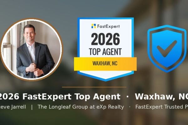 Blog 3 Steve jarrell named a fastexpert trusted pro and 2026 top agent in waxhaw