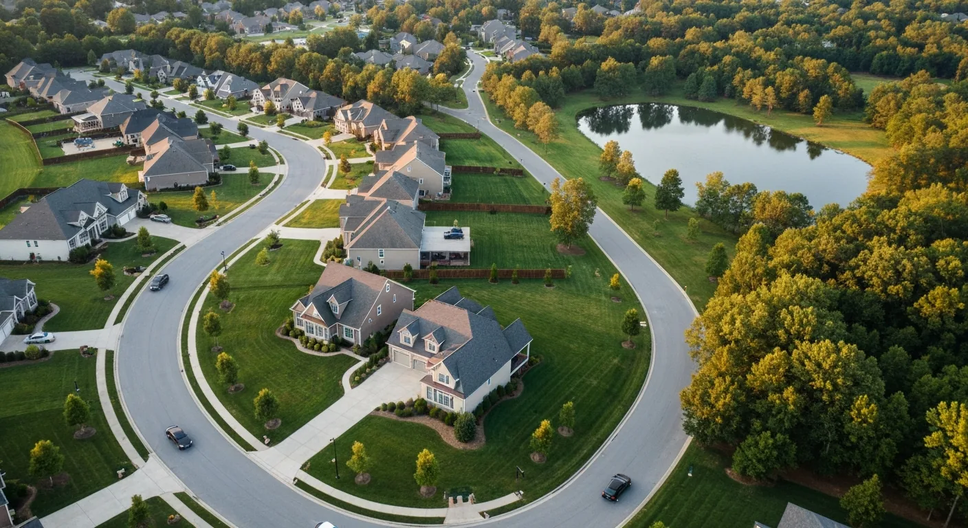 Where people are relocating in charlotte nc and why in 2026 1 Upscale suburban neighborhood popular with people relocating to charlotte nc