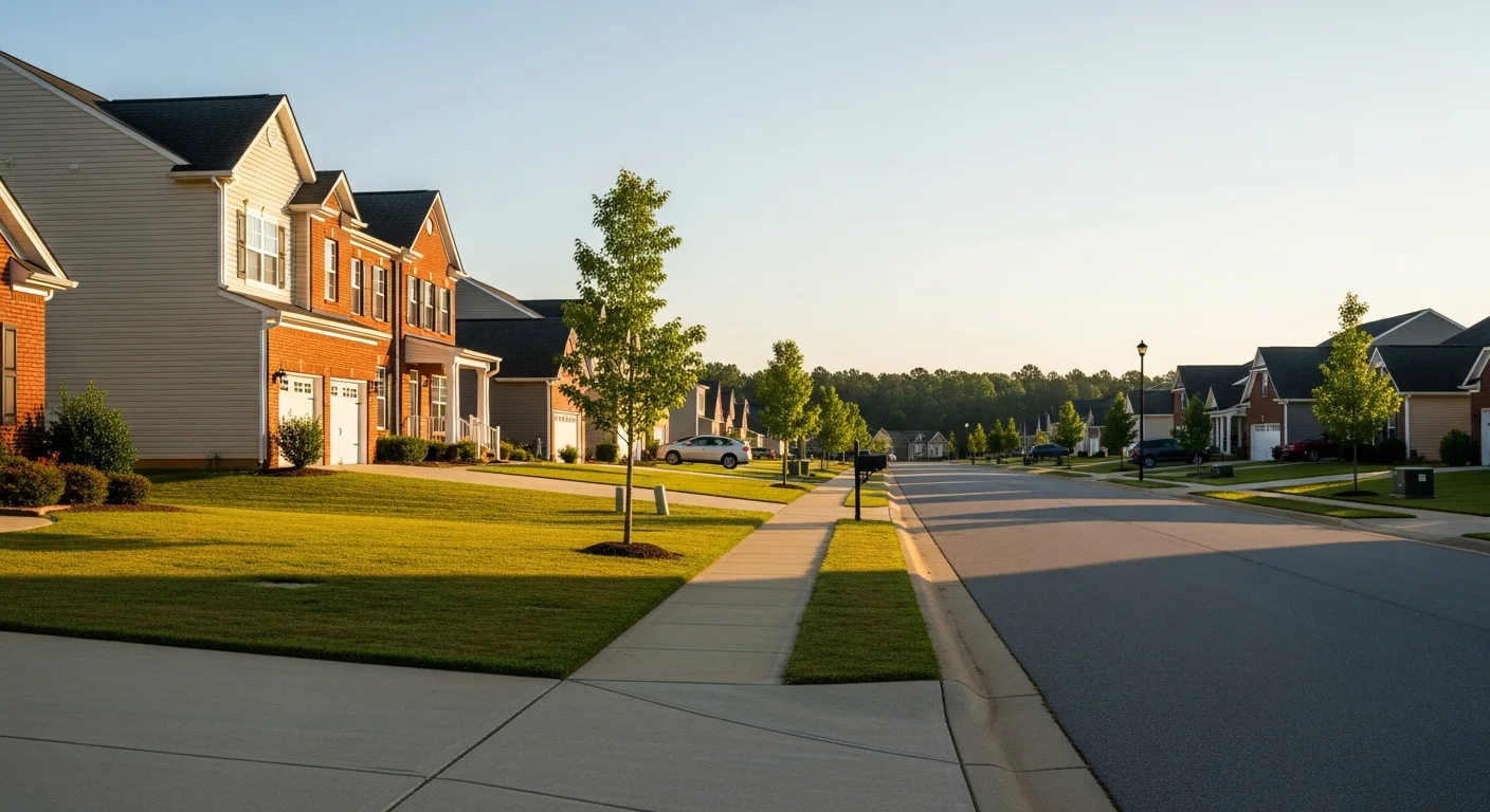 Is the indian trail nc to charlotte commute manageable? Real drive times 2 Quiet indian trail nc subdivision street where the charlotte commute begins each morning