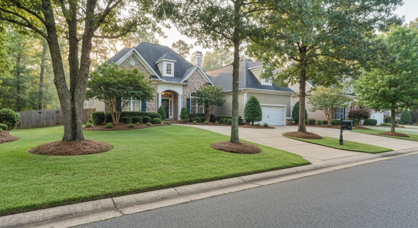 Cost of living in lake wylie sc: what the water really adds to your budget 1 Traditional home in a lake wylie sc community showing the cost of living in lake wylie sc