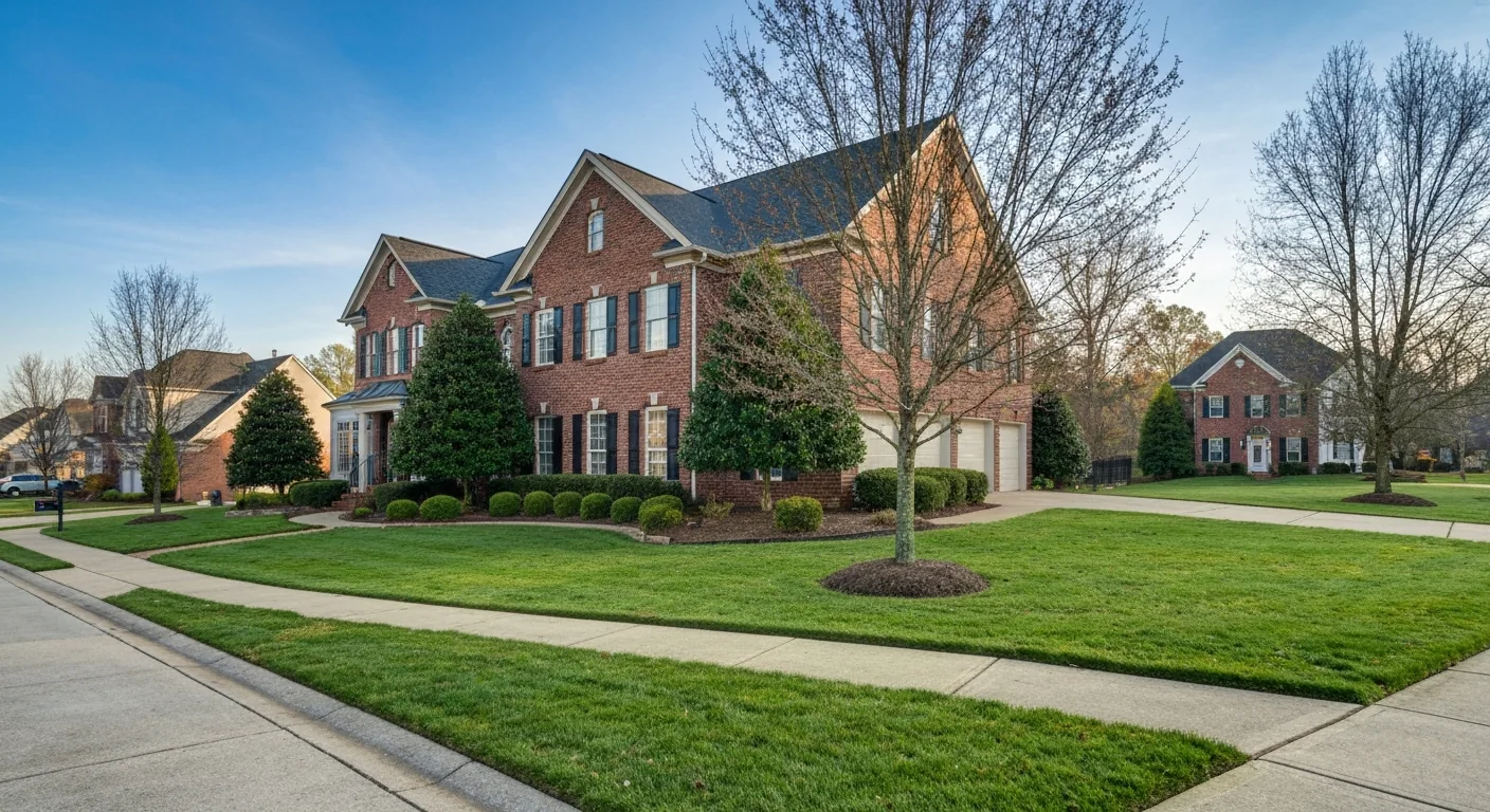 Moving from connecticut to charlotte: 9 differences a northeast buyer should know 1 Upscale brick two-story home on a large lot in a south charlotte nc neighborhood
