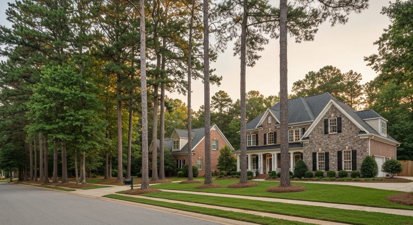 Moving from fort lauderdale to charlotte nc: 9 differences broward buyers should know 1 Brick and stone home framed by tall pines on a large lot in a south charlotte nc neighborhood