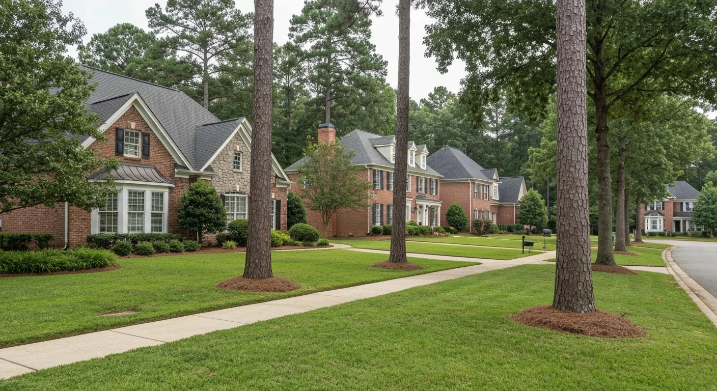Moving from maryland to charlotte nc: do the taxes really change that much? 2 A tree lined residential street in a south charlotte nc suburb where maryland to charlotte buyers often land