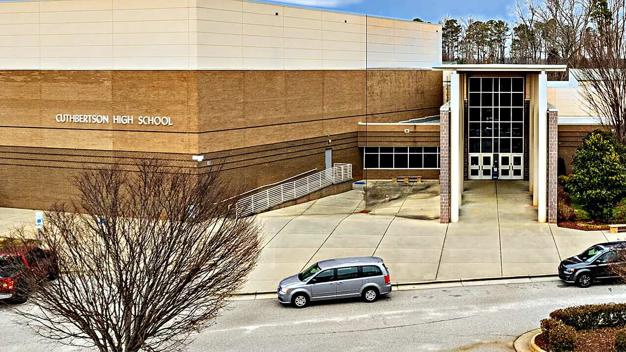 Cuthbertson High School in Waxhaw, one of the schools in the 2026 Union County NC school ratings