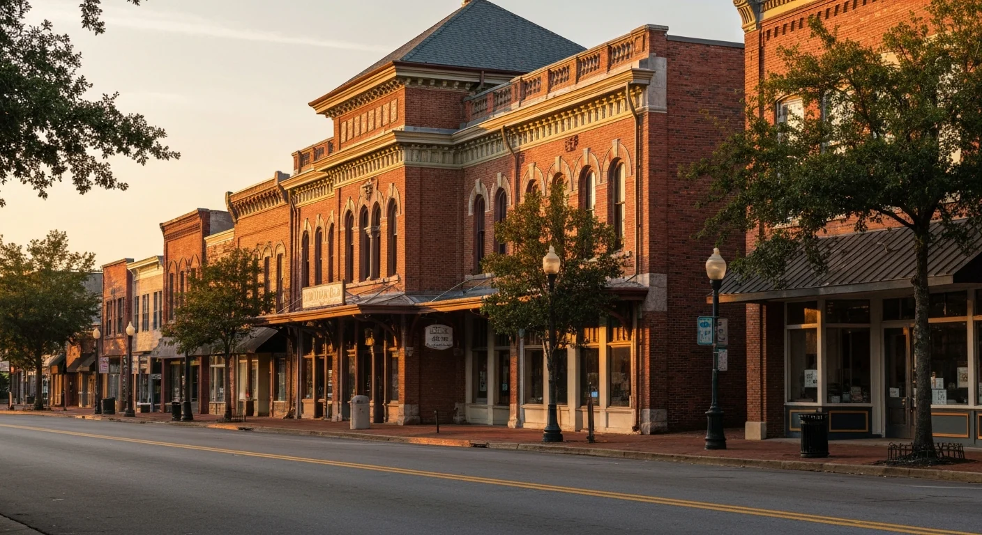 Downtown Matthews Nc Tlg Downtown Matthews NC: historic Main Street storefronts