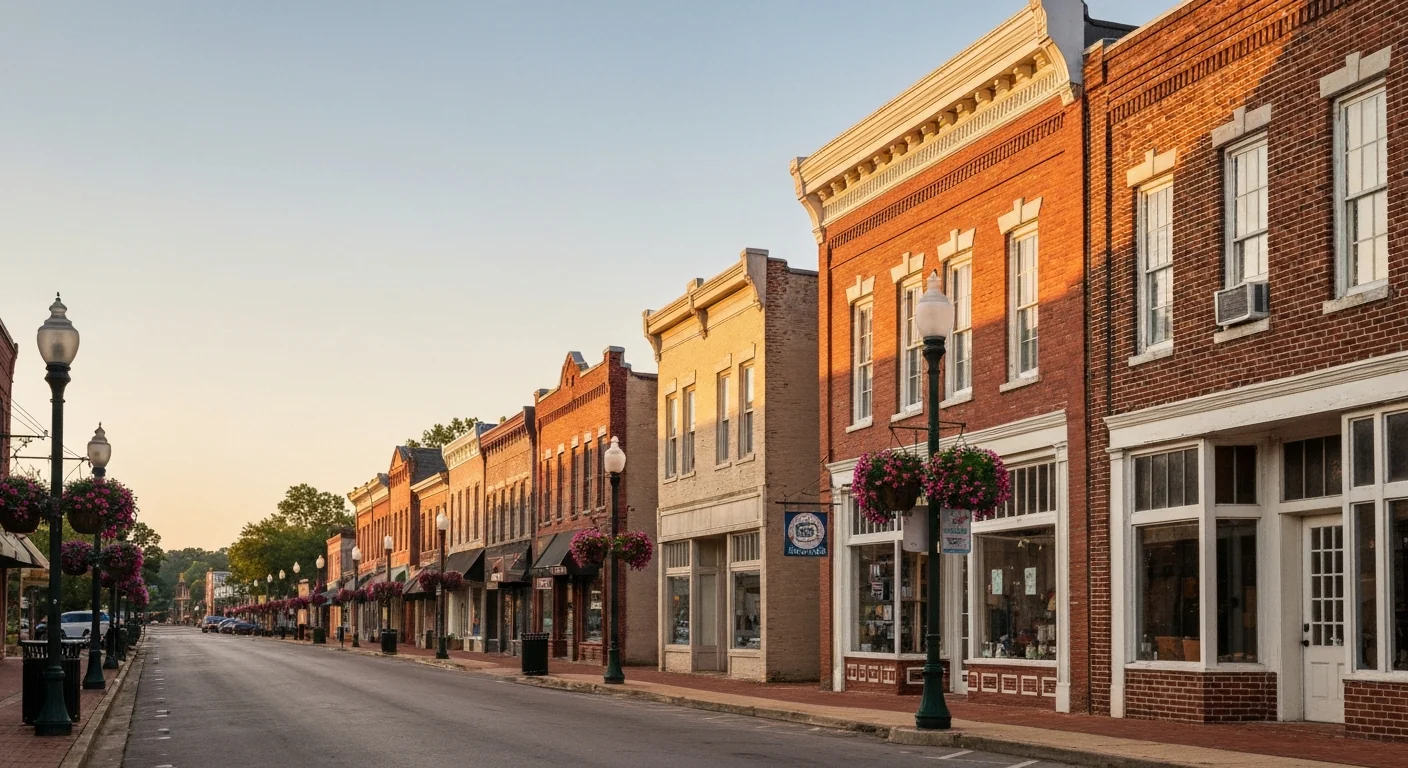 Cost of living in fort mill sc: a relocating buyer's 2026 budget guide 1 Downtown fort mill sc main street area showing the cost of living context for relocating buyers