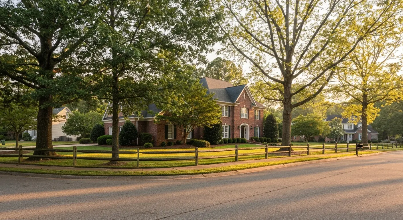 Moving To Weddington Nc Tlg Moving to Weddington NC: country road through Weddington community