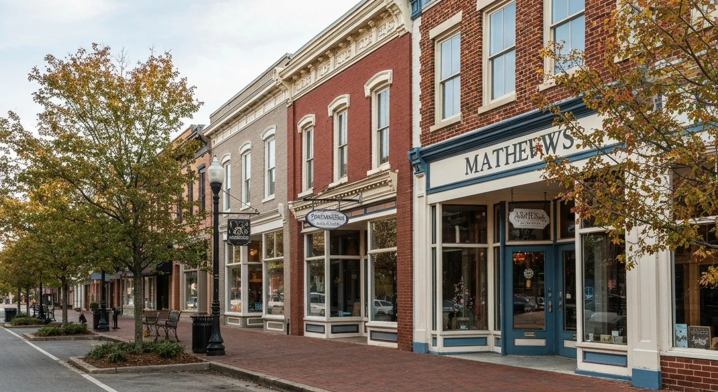 Pros And Cons Of Matthews Nc Tlg Pros and cons of Matthews NC: downtown Matthews street scene