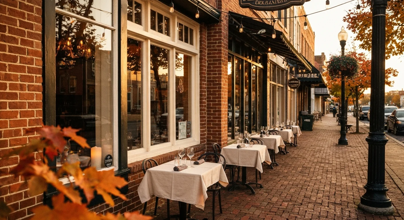 Restaurants Matthews Nc Featured Best restaurants in Matthews NC downtown dining scene at golden hour